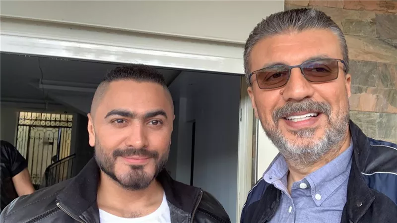 تامر حسني في اول ظهور مع عمرو الليثي بعد دخوله موسوعة جينيس