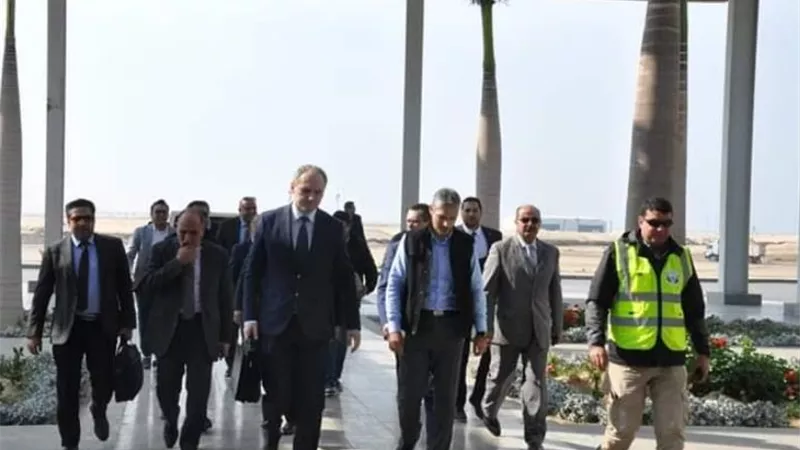 السفير البيلاروسي يزور المنطقة الصناعية شرق بورسعيد