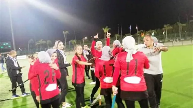 سيدات هوكى الشرقية بطلات أفريقيا للهوكى للأندية أبطال الدورى.. صور