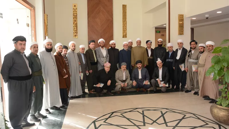 أئمة كردستان العراق فى زيارة لمجمع البحوث الإسلامية