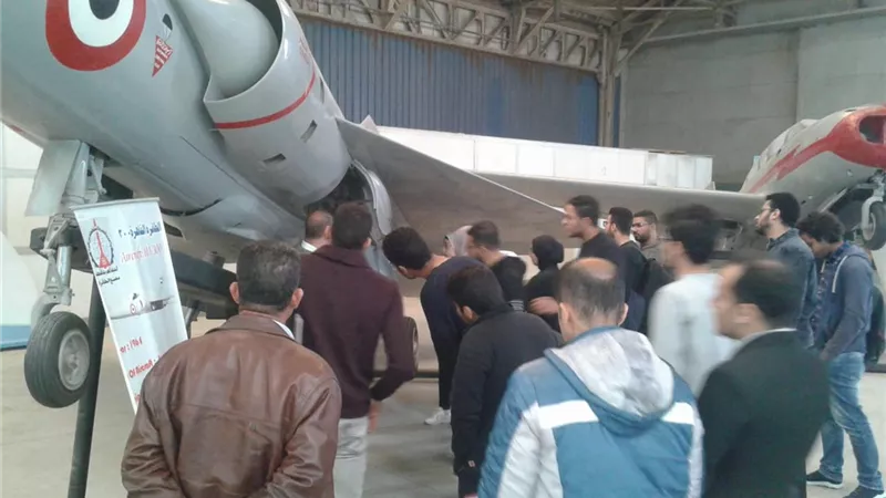 انطلاق الفوج الحادي عشر من شباب جامعة قناة السويس لزيارة مصنع الطائرات