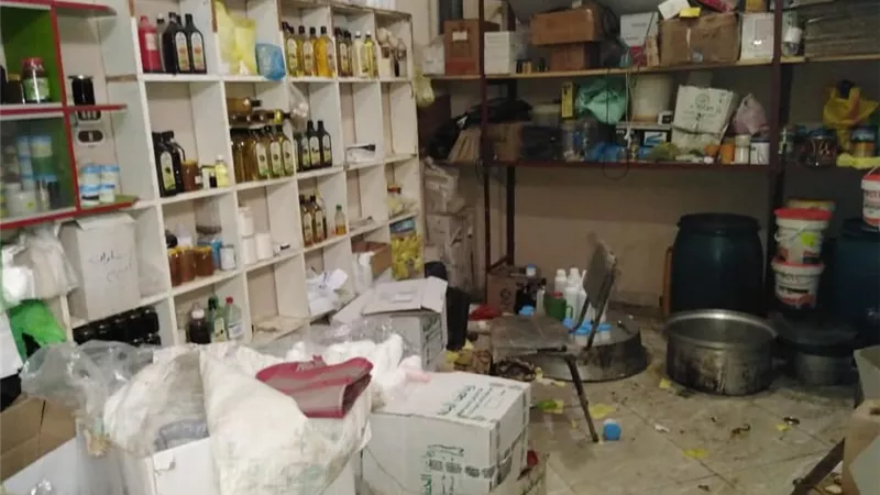 ضبط مصنع بير سلم لتصنيع مستحضرات تجميل بكفر الشيخ