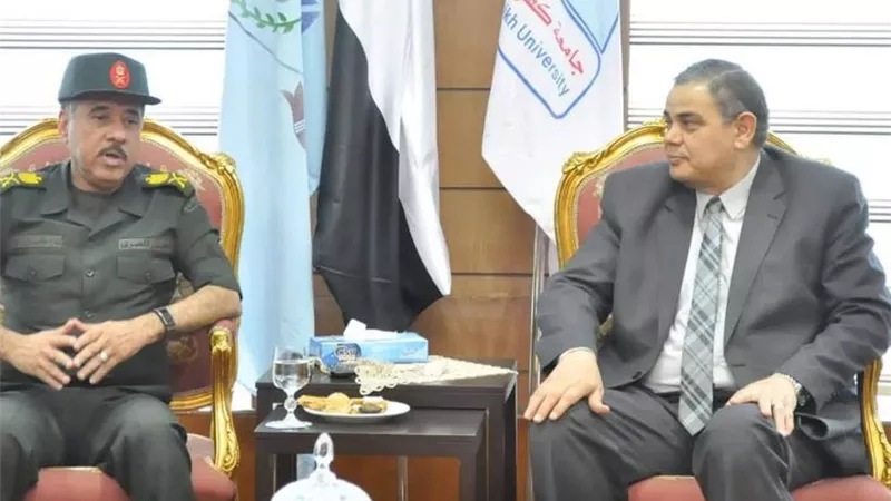 رئيس جامعة كفرالشيخ يستقبل رئيس مجلس إدارة الشركة المصرية للرمال السوداء