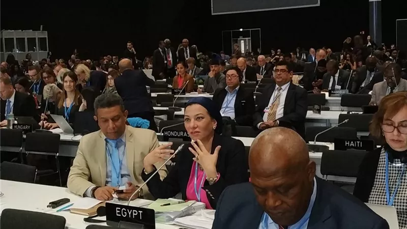وزيرة البيئة من مدريد: مصر أول دولة فكرت فى أثر تغير المناخ على الإنسانية