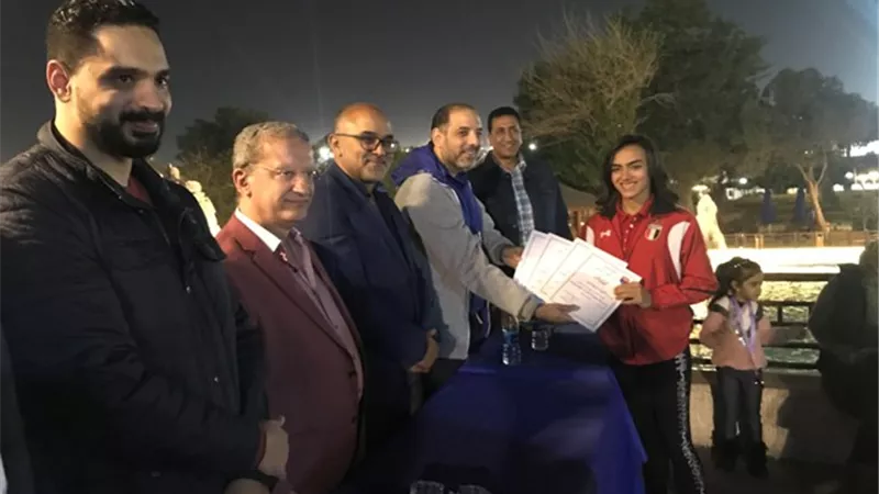 الزهور يكرم ابطال الجمباز الحاصلين على بطولات دولية وعالمية