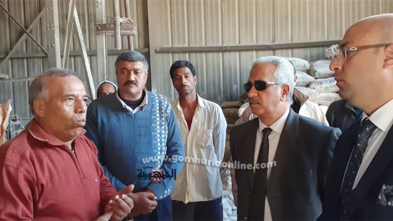 محافظ بني سويف يتفقد مشروعات الدواجن