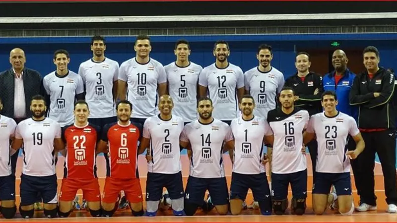 منتخب الطائرة يواجه الصين فى أولى مباريات الدورة الودية خلال معسكره الخارجى