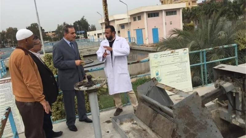 محافظ كفر الشيخ يتفقد محطة مياه شرب الرياض ..صور