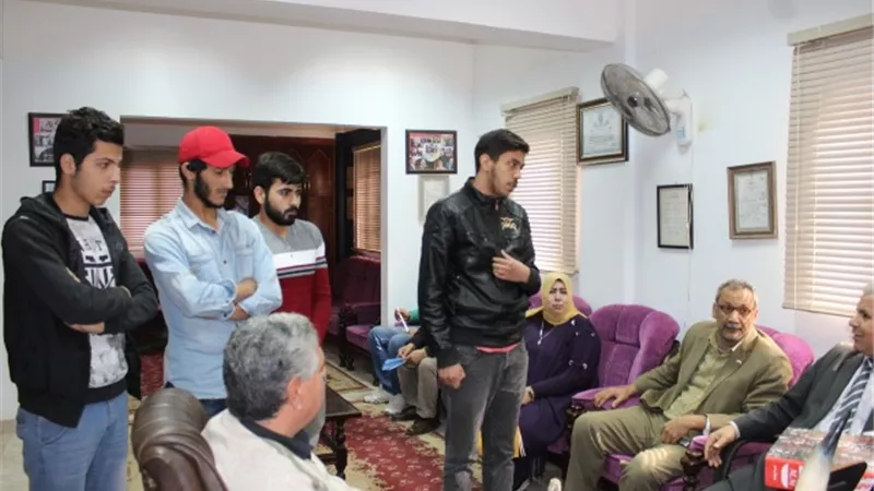 وكيل تعليم كفر الشيخ تستقبل طلابا أردنيين