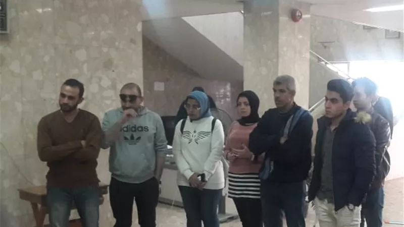 انطلاق فوج من شباب جامعة دمنهور لزيارة مصنع حلوان للصناعات المتطورة