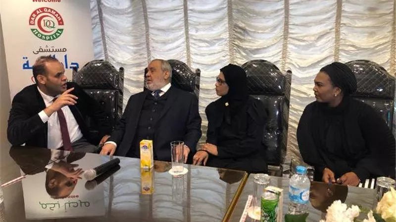 حرم رئيس جامبيا تفتتح مستشفى خاصا بطنطا