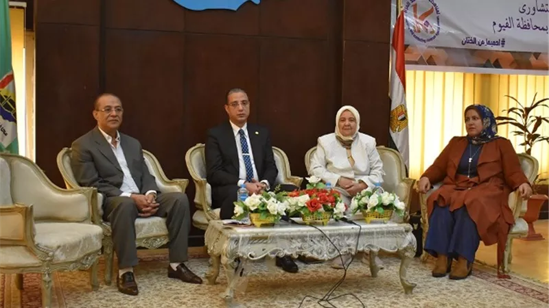 الفيوم تواصل حملات مناهضة العنف ضد المرأة ..صور