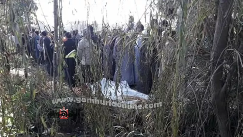 العثور على جثة شاب فى ايتاى البارود ..صور