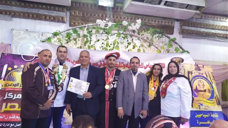 تكريم شيفات مصر من نقابة السياحيين بنادى المعلمين بالجيزة