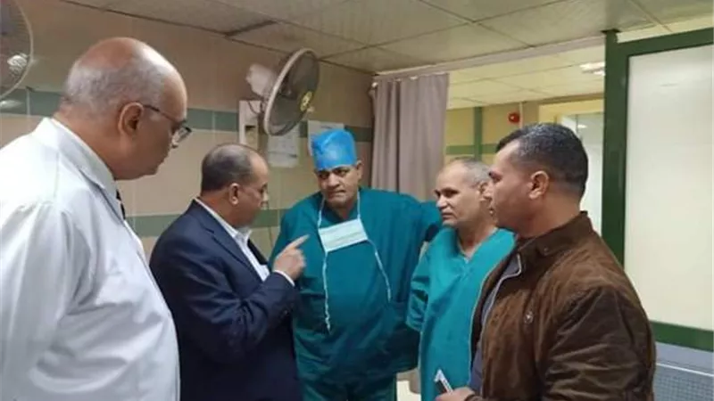 محافظ كفرالشيخ يتفقد عدد من المنشأت الصحية والخدمية بمسير ومتبول