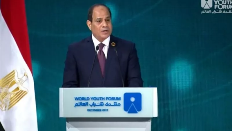 الرئيس في افتتاح منتدى الشباب : على الخير اجتمعنا وبسم الله نبدأ لما فيه الخير للبشرية