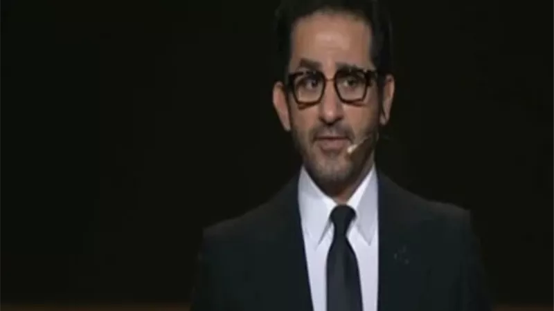 احمد حلمي في منتدى الشباب : لم انس اسمي او جنسيتي ورغم اختلافنا الا ان الله جمعنا على الانسانية
