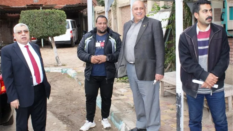 نائبا رئيس جامعة طنطا يتفقدان المدن الجامعية استعدادا لتجميلها