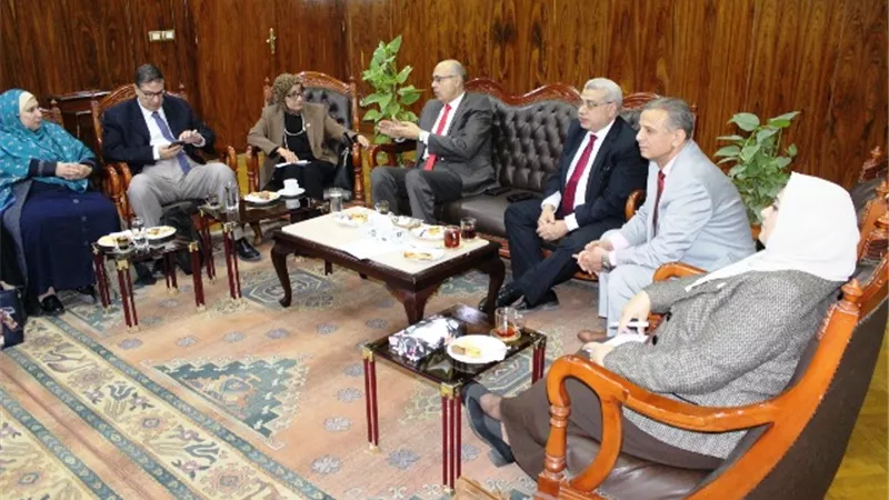 جامعة طنطا تستقبل الهيئة القومية لـ