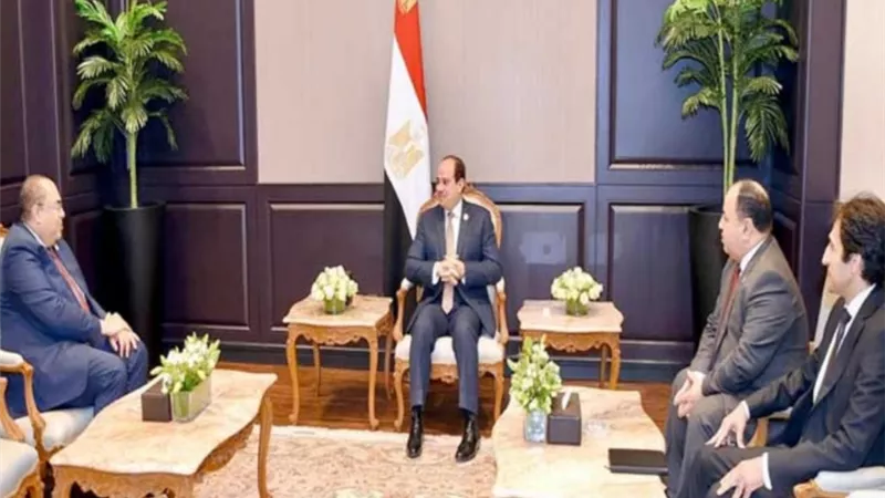 الرئيس السيسي يستقبل النائب الأول لرئيس البنك الدولي والاخير يهنئ مصر على نجاحها في تنفيذ برنامج الاصلاح الاقتصادي