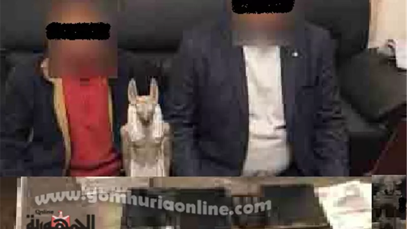 ضبط مسجلين بحوزتهما ثمثالين اثريين بالعامرية