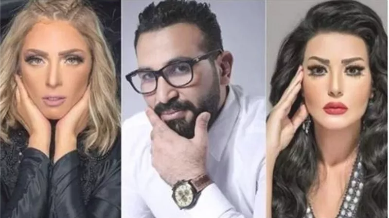احمد سعد فى ازمة بسبب سمية الخشاب وريم البارودى