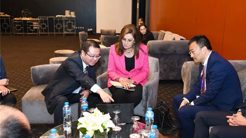 وزيرة التخطيط تبحث مع نائب رئيس شركة هواوى العالمية التعاون المشترك
