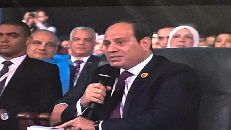السيسي : ان كنا تخلفنا عن اللحاق بالثورة الصناعية فلن نسمح بأن تفوتنا الثورة التكنولوجية