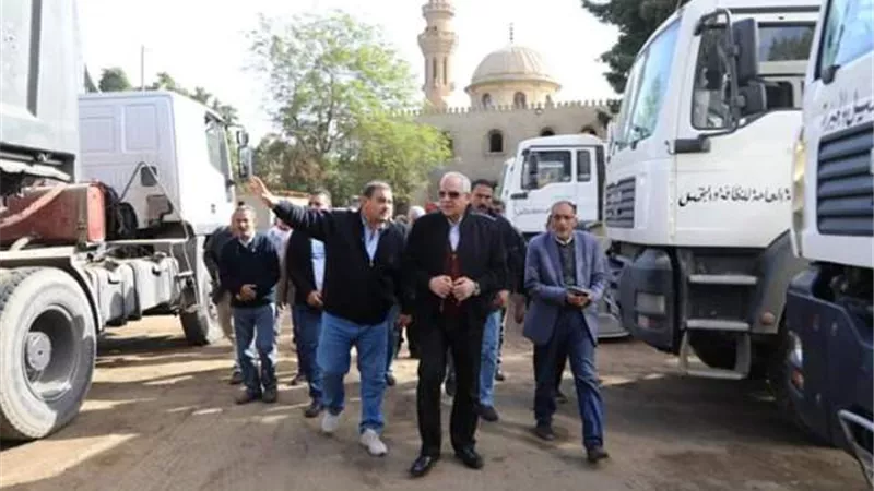 الجيزة تعيد 15 معدة نظافة تكلفتهم 50 مليون جنية مجدداً للعمل بعد تكهينها