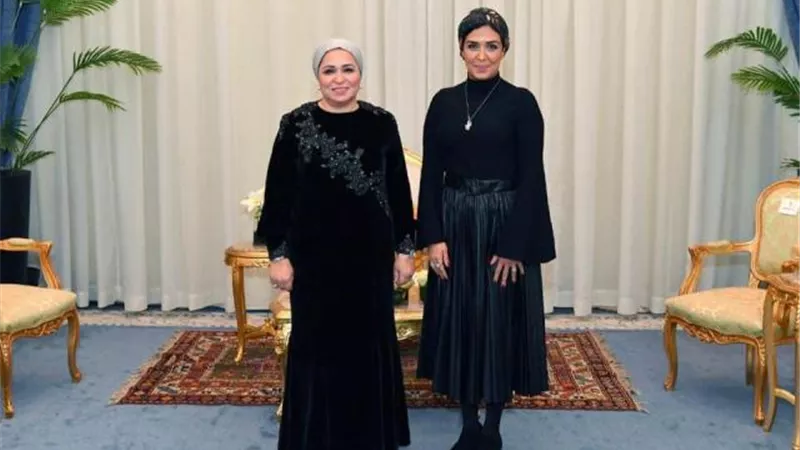 قرينة الرئيس عبر صفحتها الرسمية: كلمات زين في حفل الافتتاح ملهمة لنا جميعا