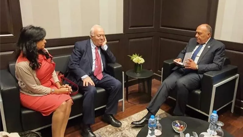 وزير الخارجية يلتقي الممثل السامي لتحالف الأمم المتحدة للحضارات