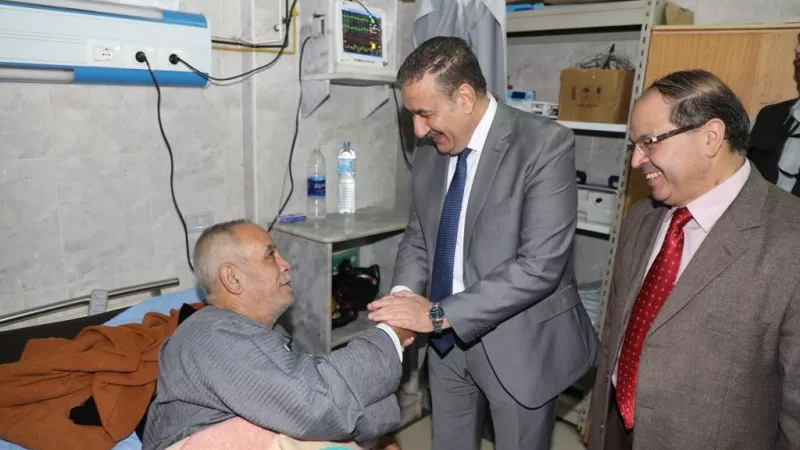 محافظ المنوفية : 23 مليون جنيه منحة من بنك الاستثمار الاوربى للمستشفى المركزى و 5 مدارس وشبكات المرافق فى تلا