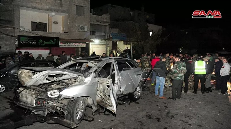مقتل شخص بانفجار عبوة ناسفة في سيارة بريف دمشق