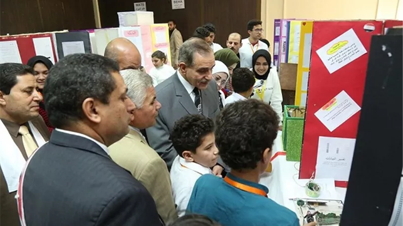 محافظ كفرالشيخ يفتتح مشاريع معرض العلوم والهندسة (ISEF) لطلاب المحافظة