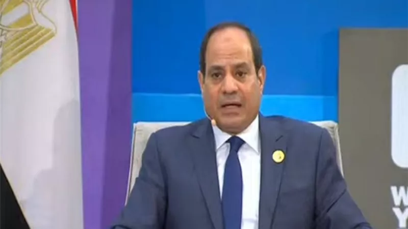 السيسي : العناية الالهية حافظت على مصر وحالت دون سقوطها وانا مطمئن على البلد