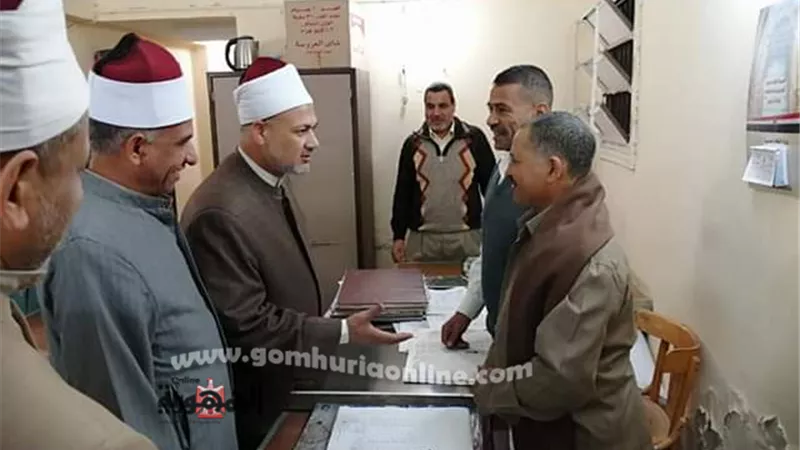 في جولة مفاجئة...وكيل أوقاف أسيوط 