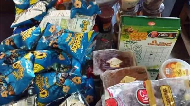 ضبط سلع منتهية الصلاحية فى ببا ببنى سويف