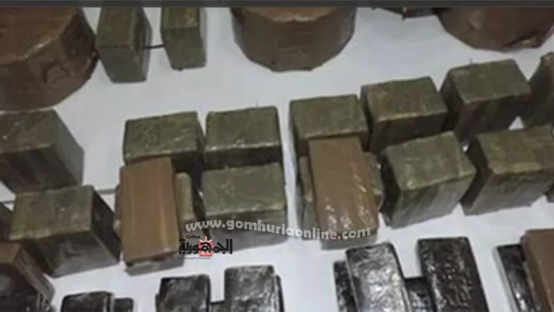 القبض على عاطل وبحوزته ١٢ طربة حشيش بالعاشر من رمضان