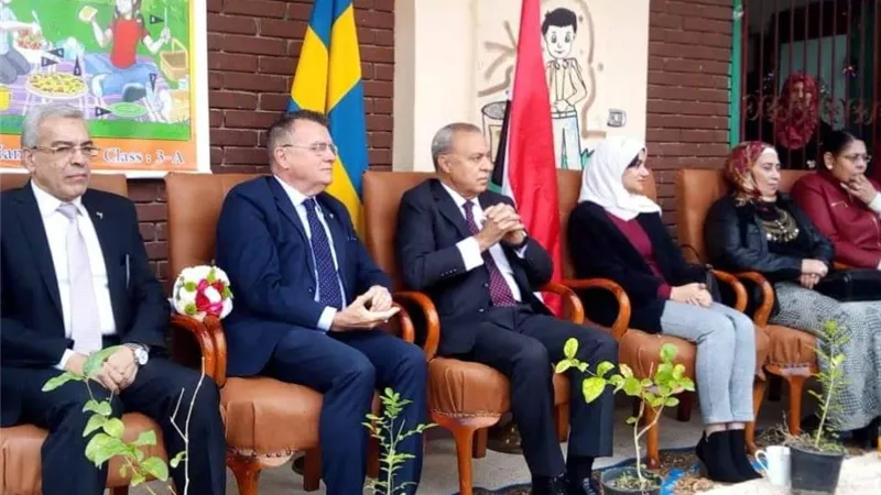 محافظ القليوبية وسفير السويد يطلقان مشروع الفصل الأخضر بمدارس القناطر