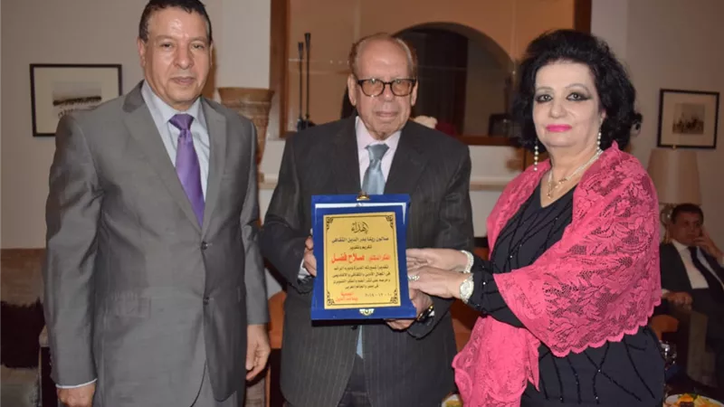 تكريم المفكر الدكتور صلاح فضل فى صالون ريتا بدر الدين الثقافى