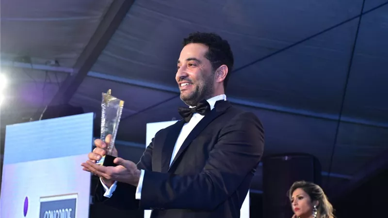تكريم عمرو سعد من التليفزيون المصري.. صور