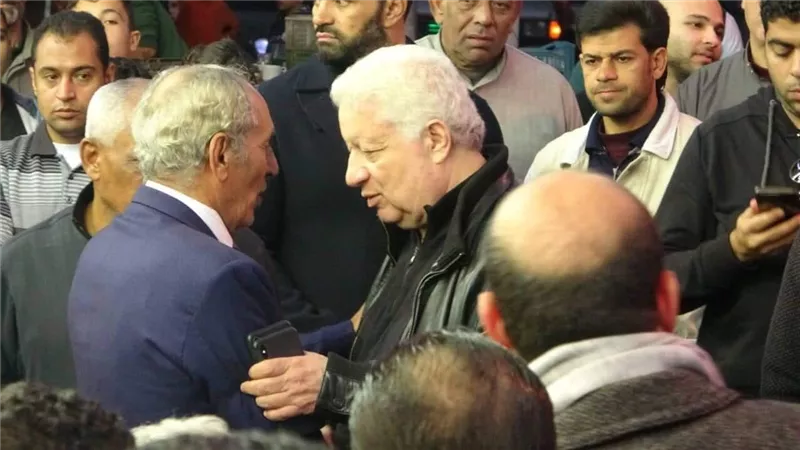 عزاء شقيقة مرتضى منصور في بشالوش.. صــــور