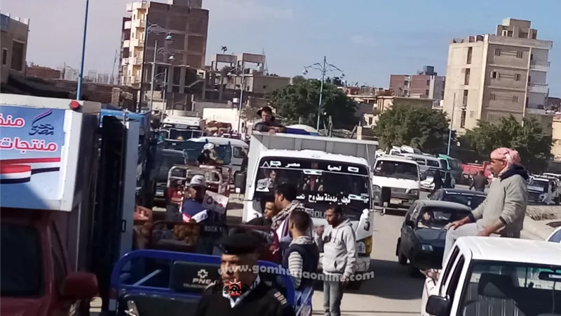 حملة نظافة وازالة الاشغالات بمدن محافظة مطروح
