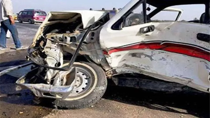 مصرع واصابة شخصين فى حادث تصادم بالبحيرة