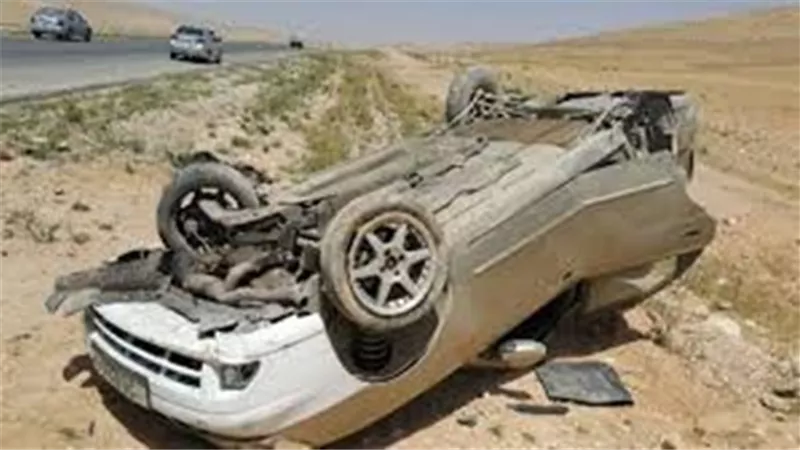 إصابة 5 أشخاص إثر انقلاب سيارة بالطريق الصحراوى بالبحيرة .. بالأسماء