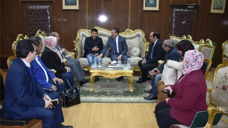 وزيرالشباب يصل المنوفية لتفقد المنشآت الرياضة