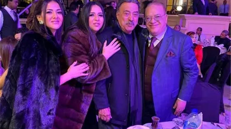 احدث صور جمعت عمالقة الدراما حسن يوسف ويوسف شعبان وعبد الله وبدير