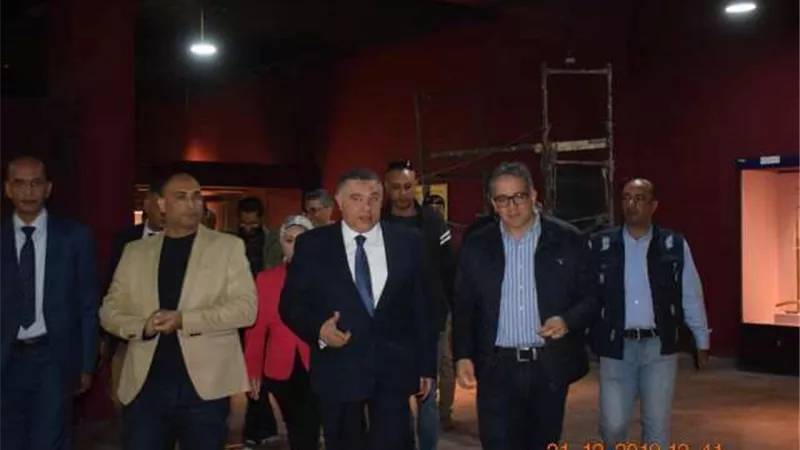 وزير الآثار يتفقد متحف الغردقة الجديد.. قبل إفتتاح رئيس الوزراء