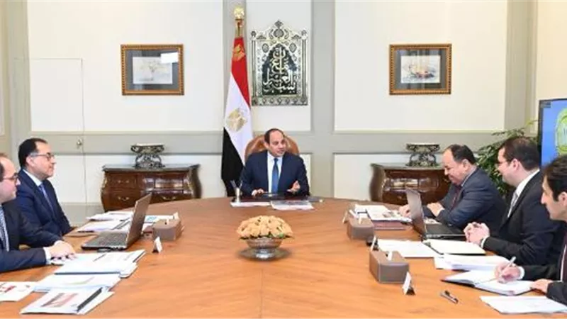 الرئيس يبحث مع مدبولي تطورات حوكمة المنظومة الضريبية