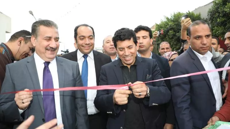 وزير الشباب والرياضة يختتم جولته بالمنوفية بإفتتاح 4 ملاعب رياضية بقري مركز أشمون بتكلفة 2 مليون و25 ألف جنيه